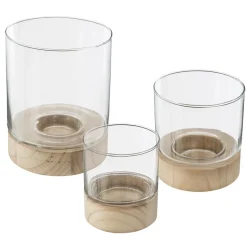 Set de 3 photophores 