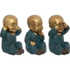 Set de 3 statuettes