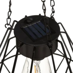 Suspension d'extérieur solaire FLAVE Noir