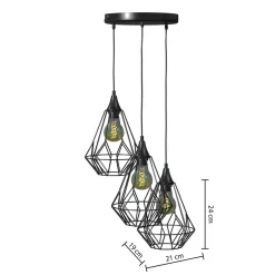 Suspension filaire "Kaore"