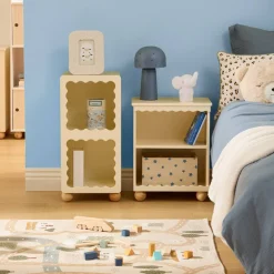 Table de chevet enfant 1 étagère 