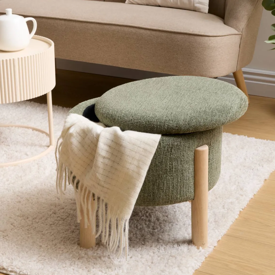 Tabouret coffre "Elki"
