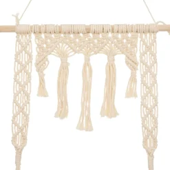 Étagère murale macramé