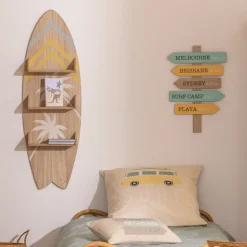 Étagère murale planche surf 