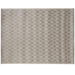 Tapis d'extérieur et d'intérieur GRAY Motifs losange Gris