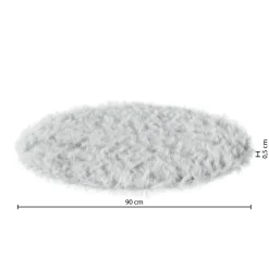Tapis enfant fausse fourrure