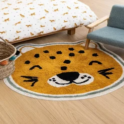 Tapis enfant léopard 