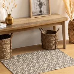 Tapis imprimé, coton