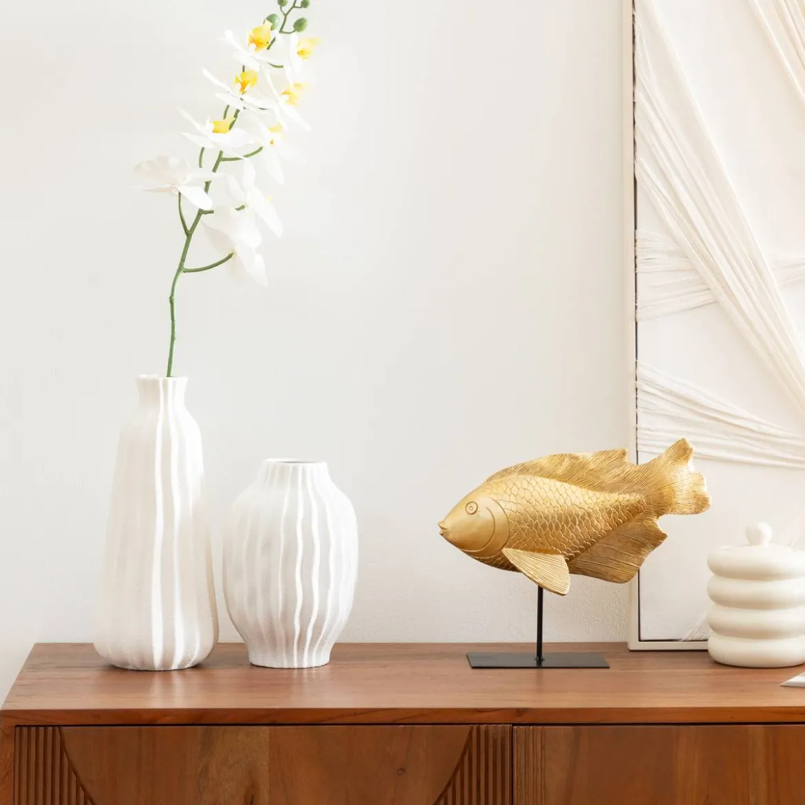 Vase strié "Fernan"