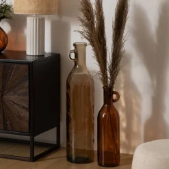 Vase verre bouteille 